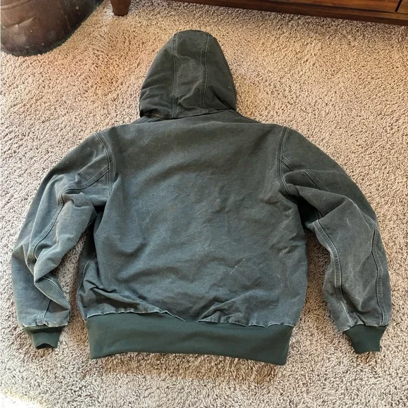 Carhartt Moss Green Jacket with Thermal Lining - Vintage - Picture 2 of 7